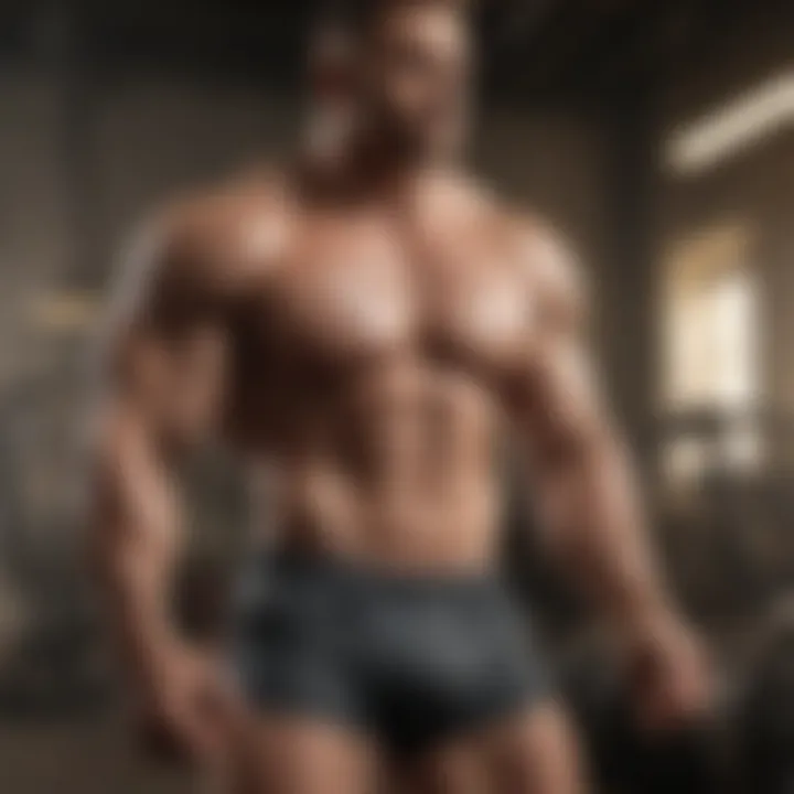 Illustration of muscle recovery process