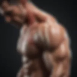 Illustration depicting muscle fibers under stress