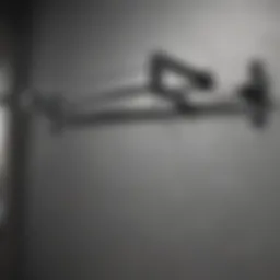Onetwofit wall mounted pull up bar showcasing its sturdy build