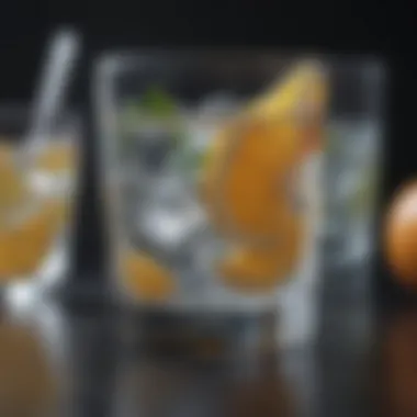 Hydration Importance in Weight Management Refreshing glass of water with citrus slices for hydration
