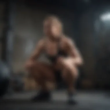 The Squat: Fundamental for Lean Muscle Preservation Illustration of a squat in progress