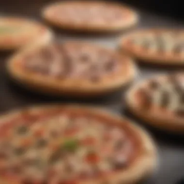 Exploring the Variety of Papa John's Offerings Variety of Papa John's pizza types arranged on table