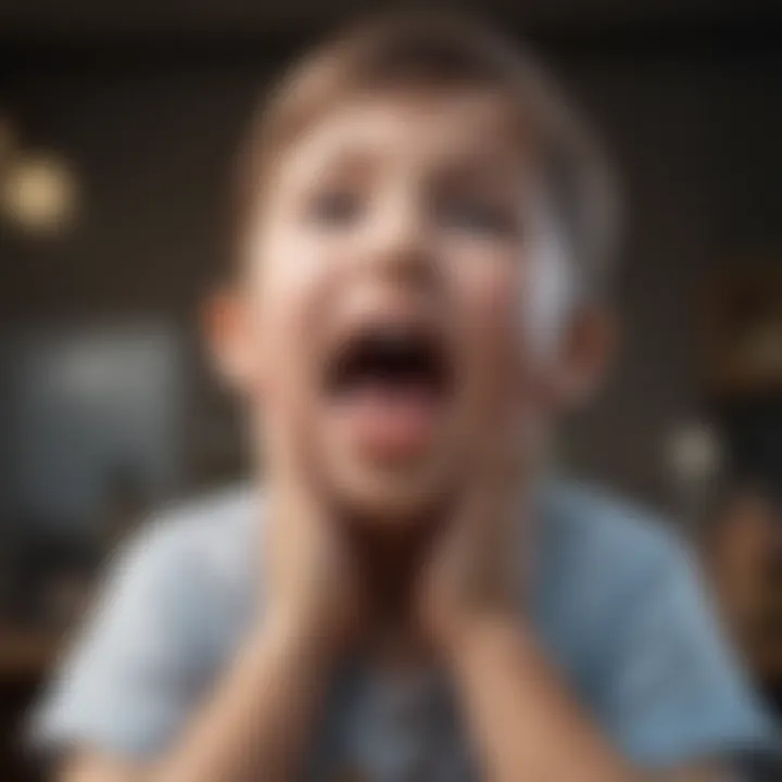 Visual representation of pediatric choking risks and prevention tips