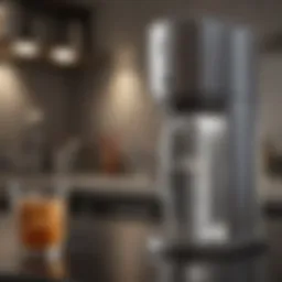 Soda Stream device in action
