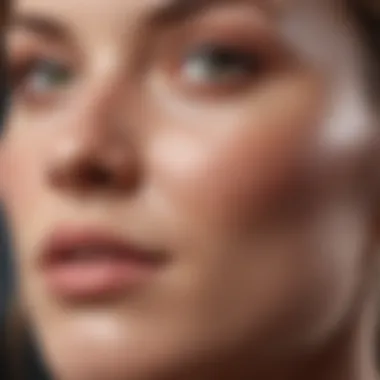 Enhancing Skin Elasticity Close-up of healthy skin showing elasticity