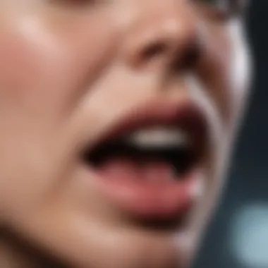 Visual representation of common cold sore triggers