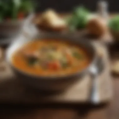 Vegetable Soup A delicious soup packed with vegetables and flavor