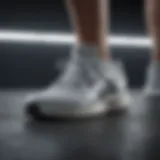 Detailed view of Ortholite technology within adidas footwear