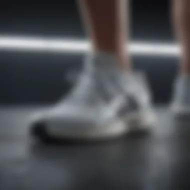 Detailed view of Ortholite technology within adidas footwear