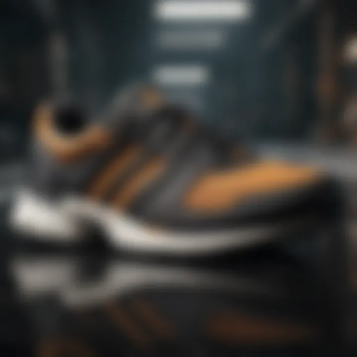 Sustainable materials used in adidas footwear production