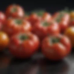Vibrant tomatoes showcasing their diverse colors and varieties
