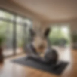 A sleek and modern elliptical machine in a bright home gym setting