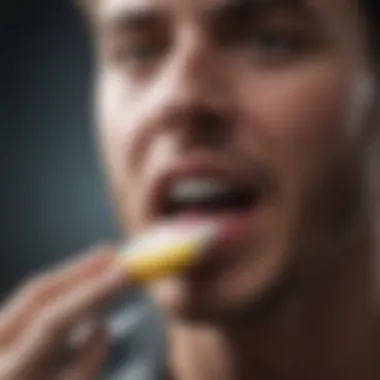 Dietary Influences on Breath Freshness Visual representation of various dietary factors contributing to halitosis