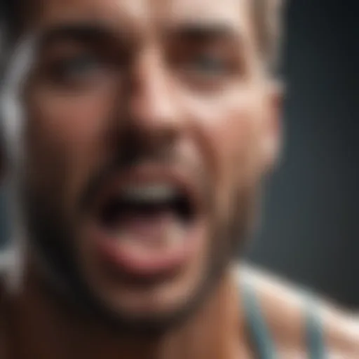 Illustration depicting the physiological factors causing bad breath