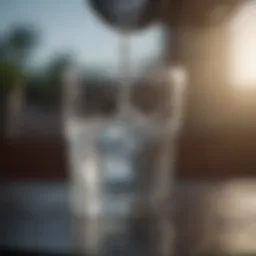 Hydration chart illustrating daily water needs