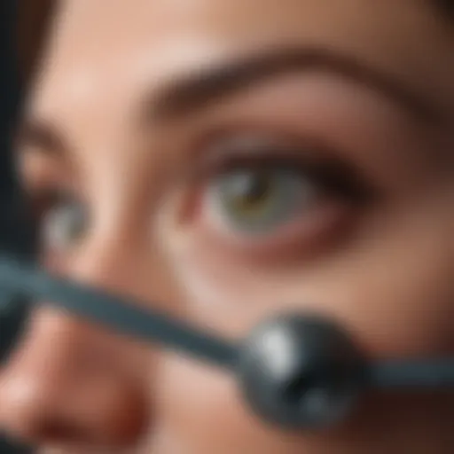 Detailed diagram of LASIK surgery procedure