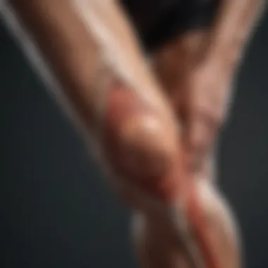 Muscle contraction during a leg cramp