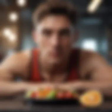 Visual representation of a balanced diet for energy enhancement