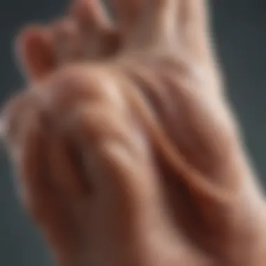 Anatomy of Foot Skin Illustration of foot anatomy highlighting skin layers