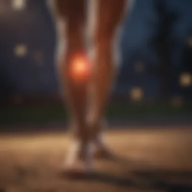 Common Triggers of Nighttime Calf Cramps Diagram showing common triggers of calf cramps during sleep.