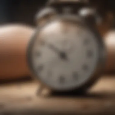The Importance of Quality Sleep in Managing Nocturia A peaceful sleep scene with a clock showing late hours.