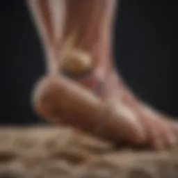 Detailed anatomy of the foot highlighting nerve pathways