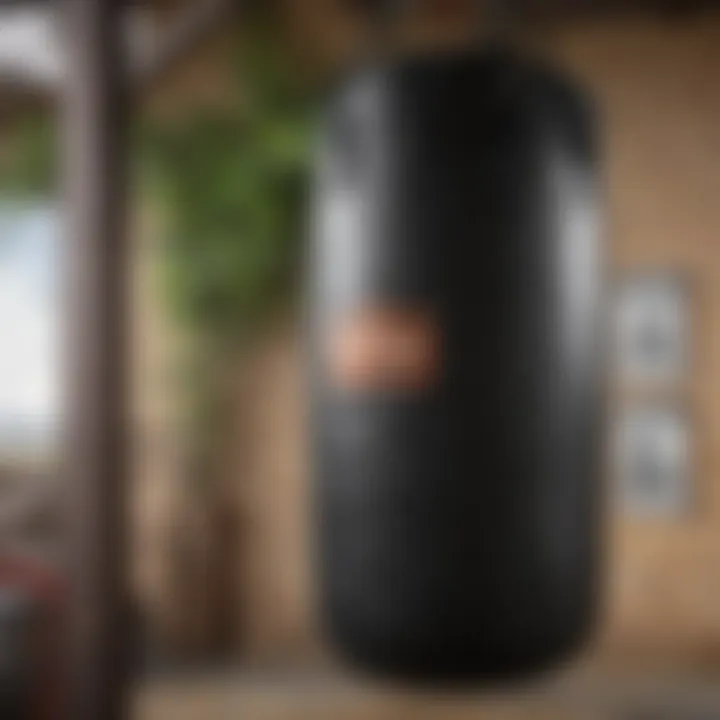 Proper maintenance of outdoor heavy punching bags