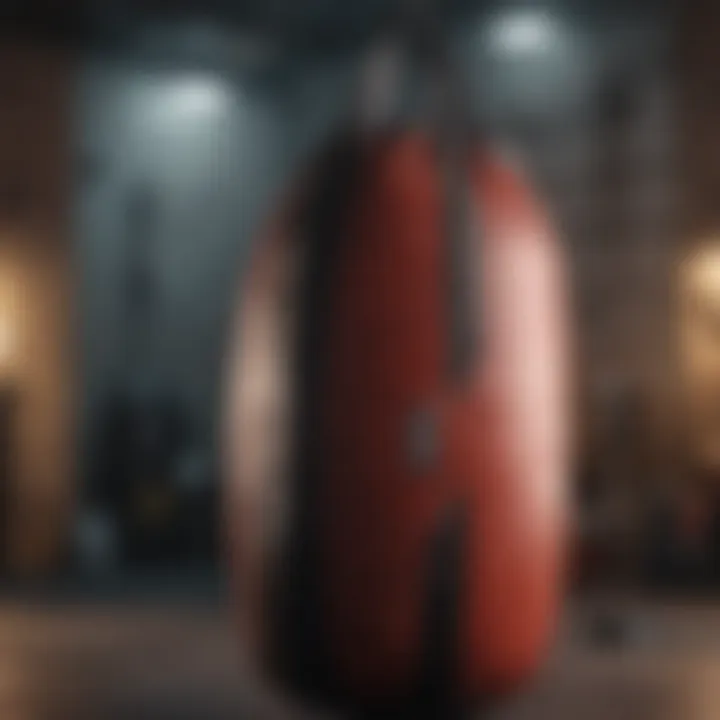Various types of outdoor heavy punching bags