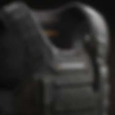 Innovative Design of Weighted Vests Close-up of a weighted vest showcasing its design and features