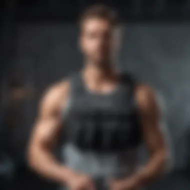 Enhanced Performance with Weighted Vests Individual wearing a weighted vest during a workout session