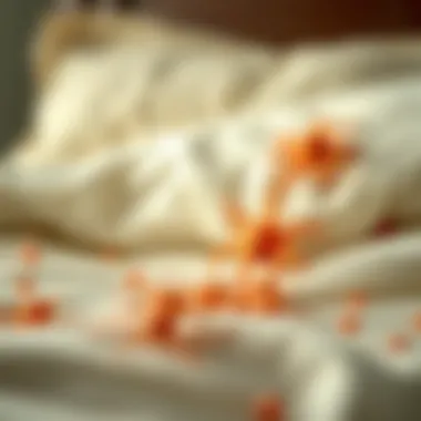Common Allergens in Bedding Depiction of common allergens in bedding material