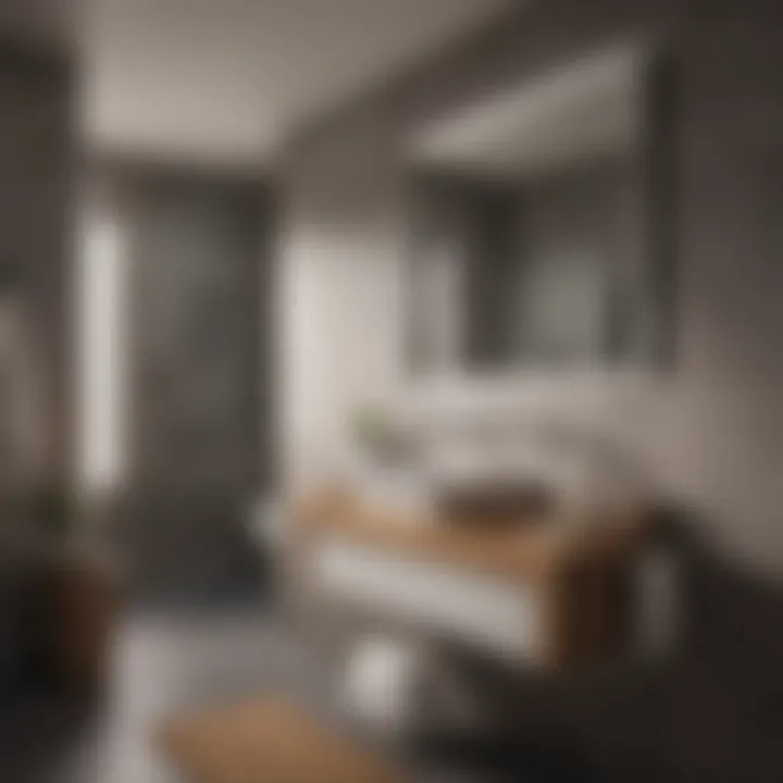A serene bathroom environment emphasizing comfort