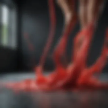 Blood Flow Dynamics During Gym Pump Conceptual representation of blood flow in muscles during exercise