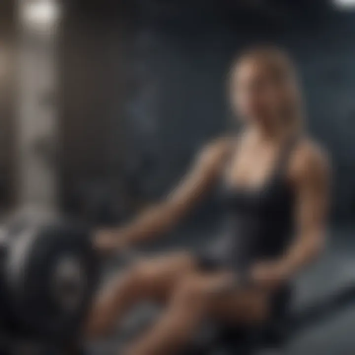 Visualization of proper rowing technique