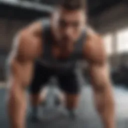 Dynamic workout session focusing on muscle toning